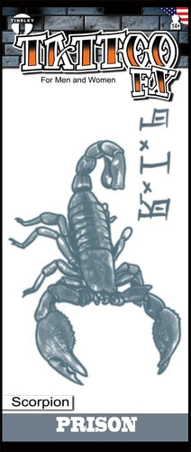 Scorpion - Prison - Temporary Tattoo