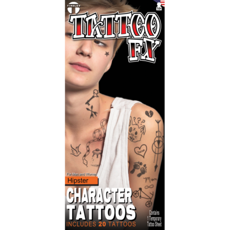 Hipster Tattoo Character Kit