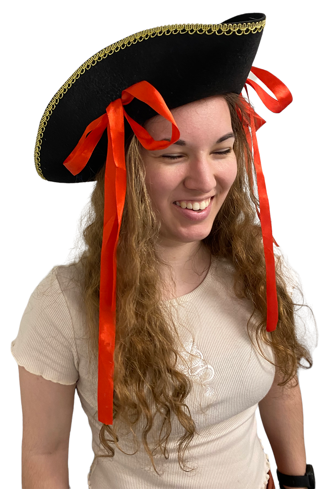 Black Velvet Pirate Hat