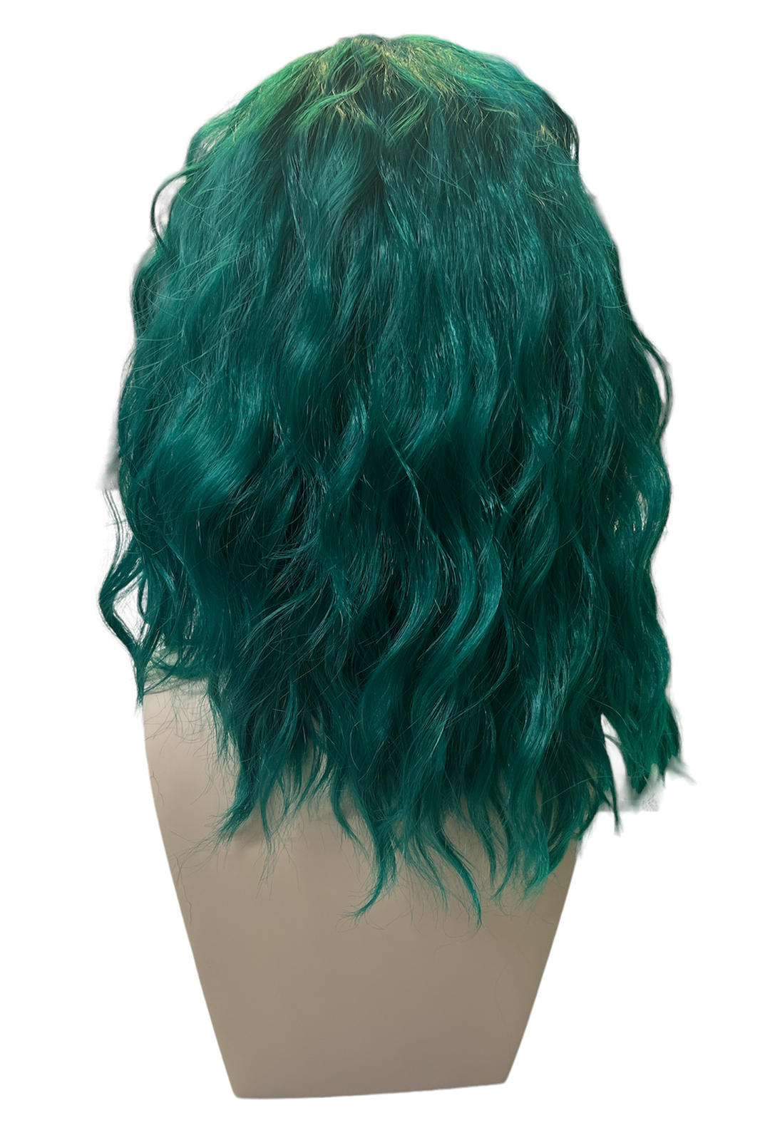 Emerald Green Shoulder Length Loose Wave Wig