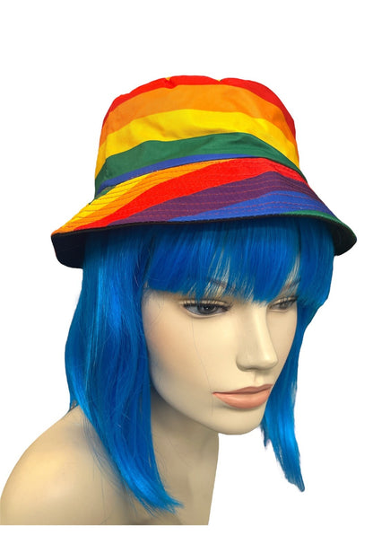 Rainbow Stripe Bucket Hat