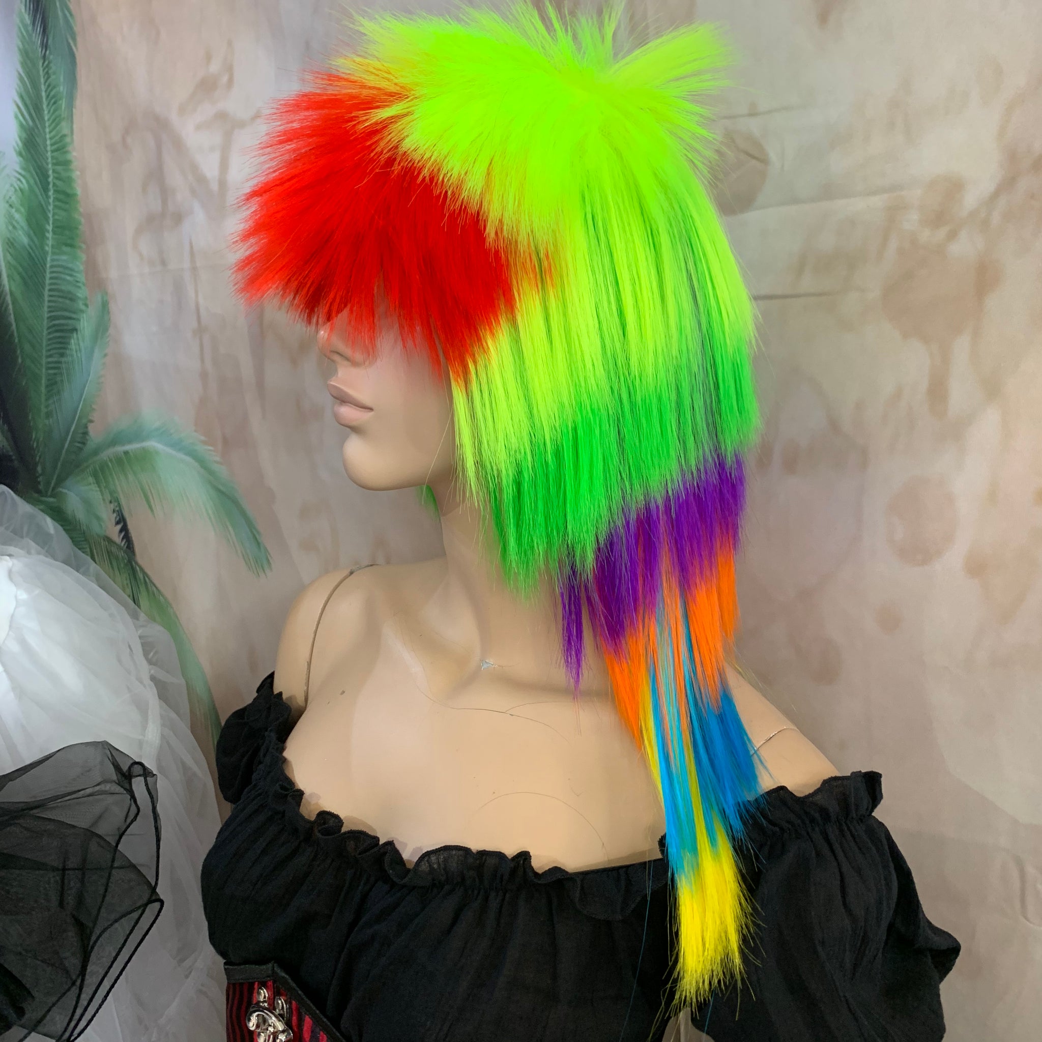 Deluxe Mullet Wig main image 0