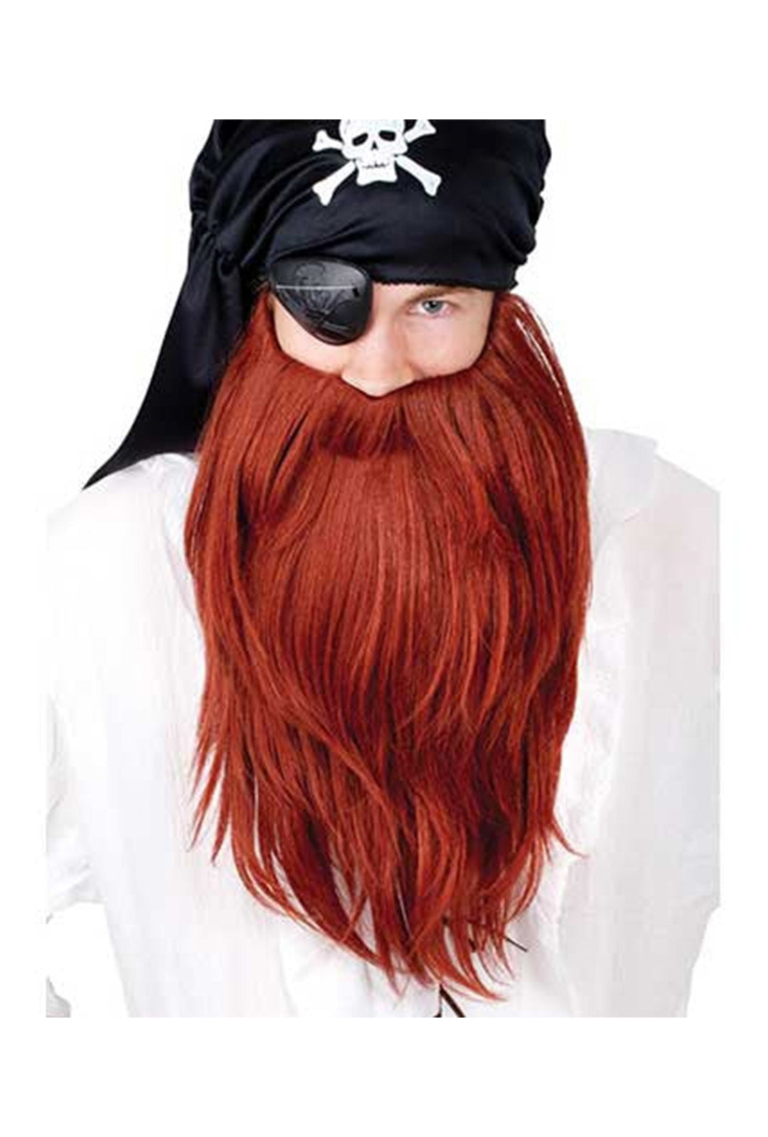 Red Pirate Beard & Mo
