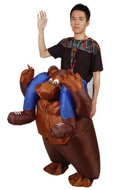 Inflatable Brown Monkey Costume