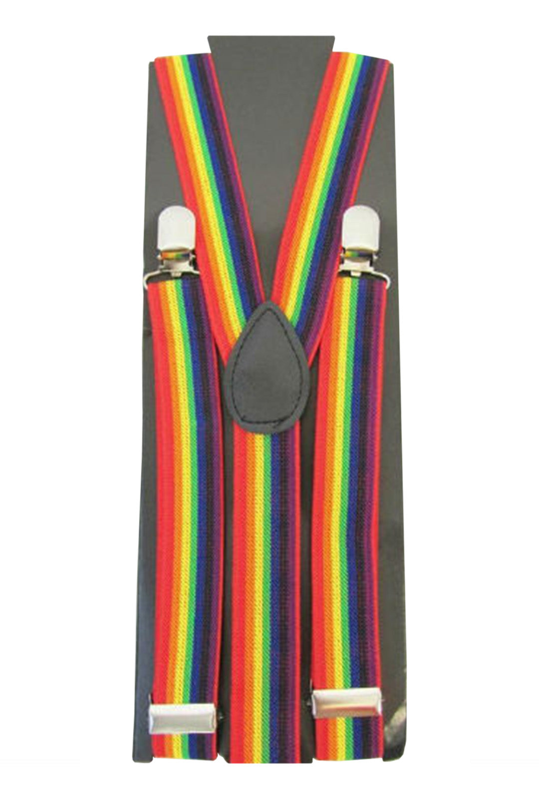 Black Rainbow Suspenders