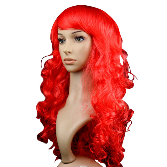 Curly Red Party Wig