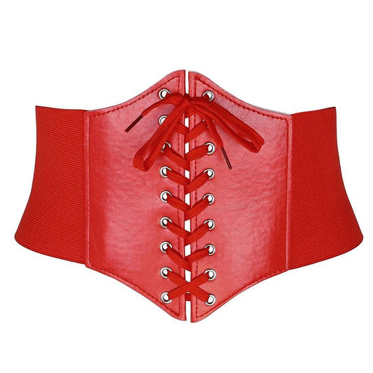 Red Corset Belt