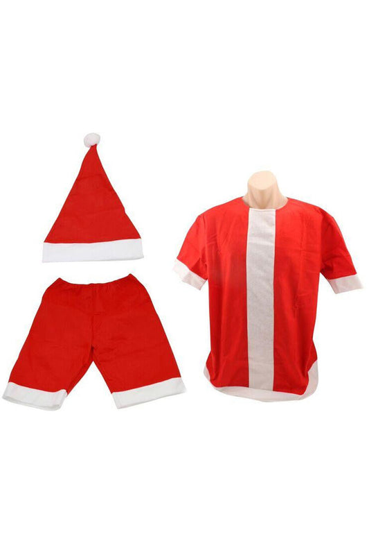 Adult Short Santa Suit Costume