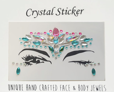 Shimmering splendour Crystal Face & Body Jewels
