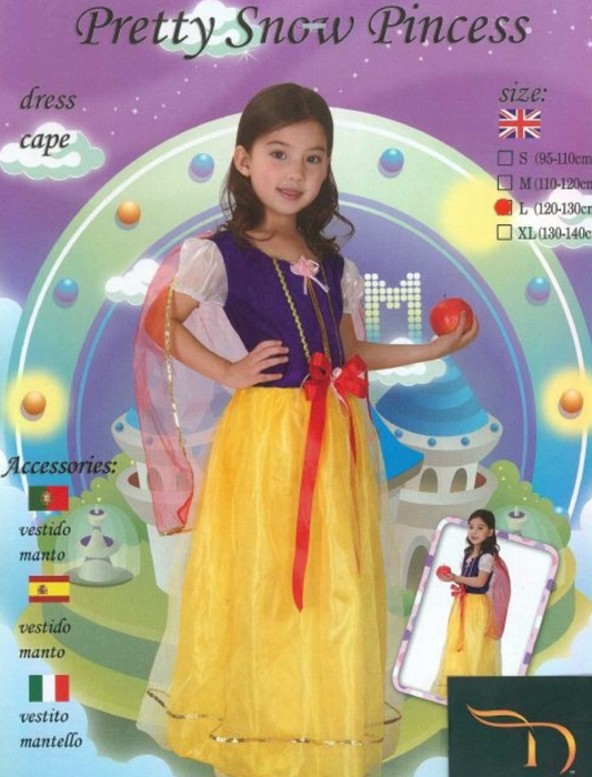 Childs Snow White Princess Costume