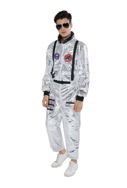 Adult Metallic Astronaut Costume