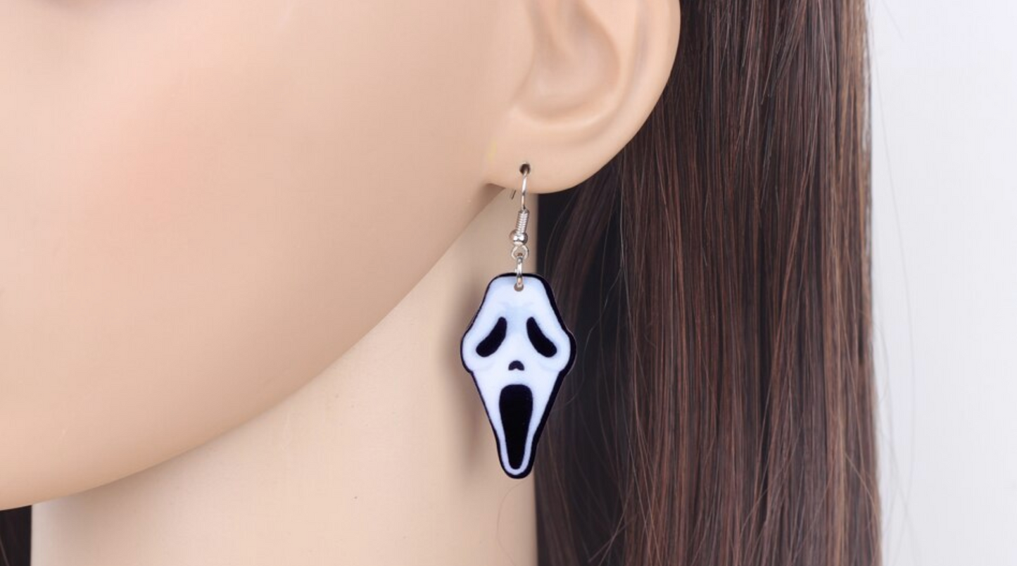 Ghostface Earrings