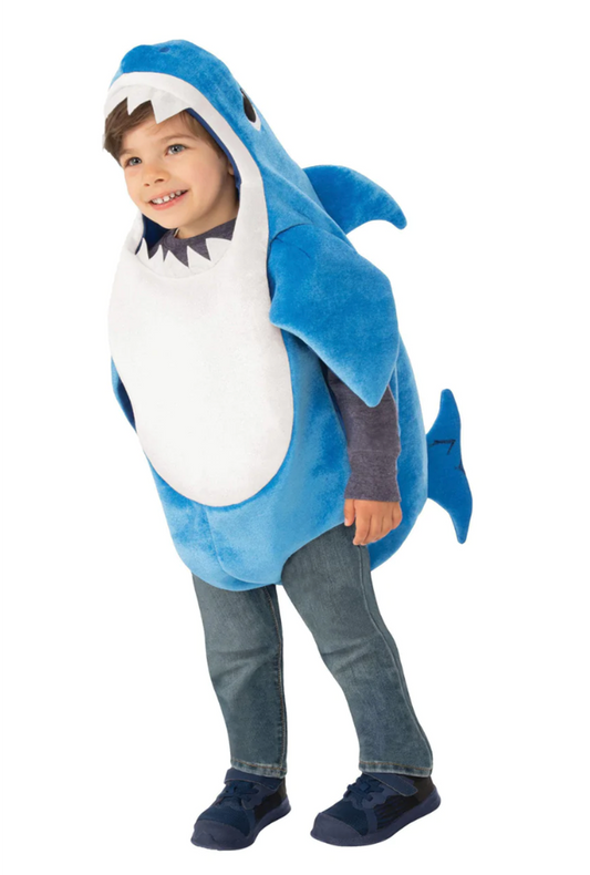 Kids Blue Baby Shark Costume