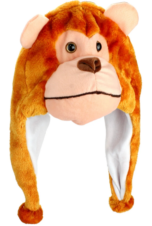 Plush Monkey Hat