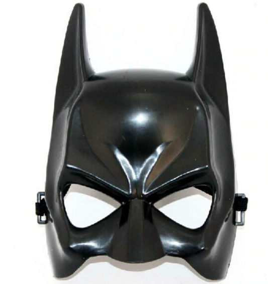 Black Plastic Batman Eye Mask