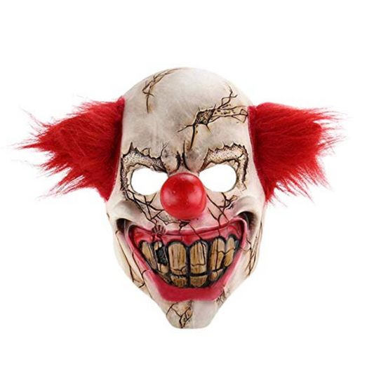 Creepy Clown Face Mask
