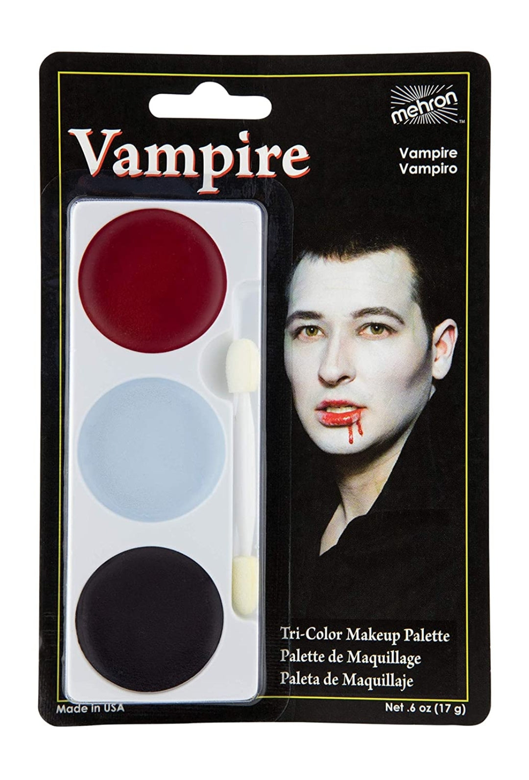 Mehron Tri-Colour Make Up Palette: Vampire