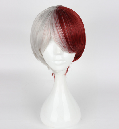 My Hero Academia Deluxe Shoto Todoroki Red and White Wig