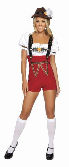 Women's High Waisted Lederhosen