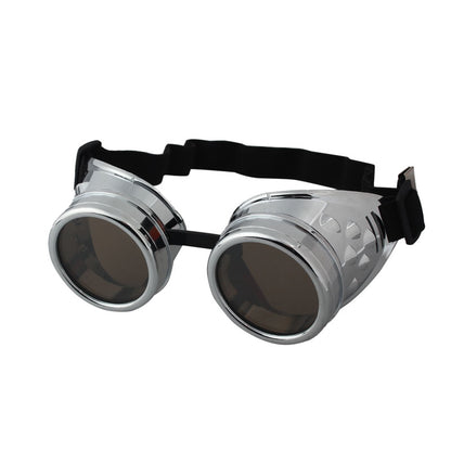 Silver Steampunk Goggles