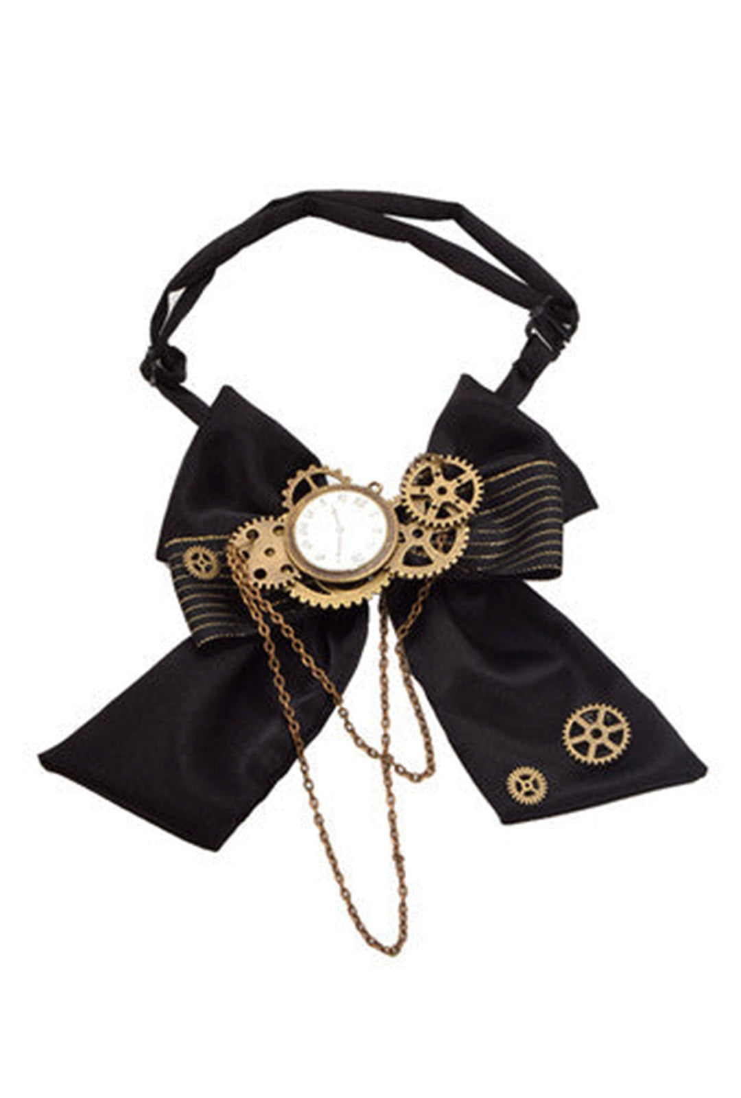 Steampunk Cogs and Clocks Bowtie (G)