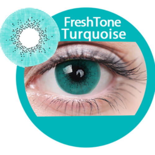 Freshtone Super Naturals: Turquoise Contact Lenses