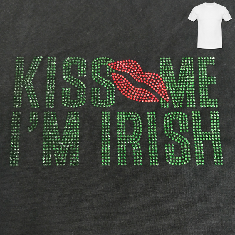 Kiss Me I'm Irish Ladies T-Shirt