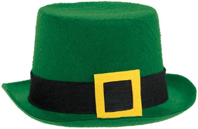 Green St Patricks Top Hat