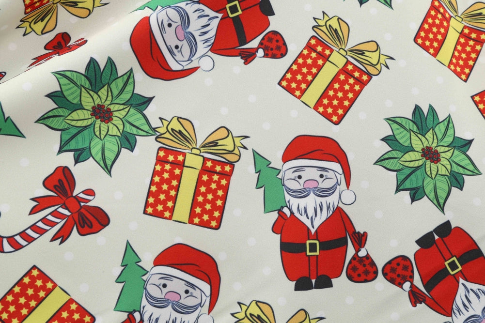 Christmas Presents & Santa Claus Vintage Dress