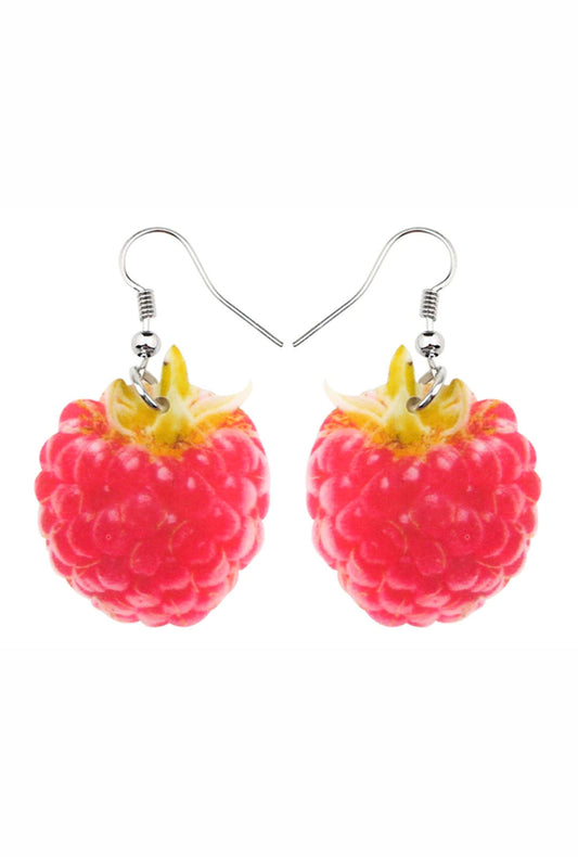Raspberry Fruit Earrings