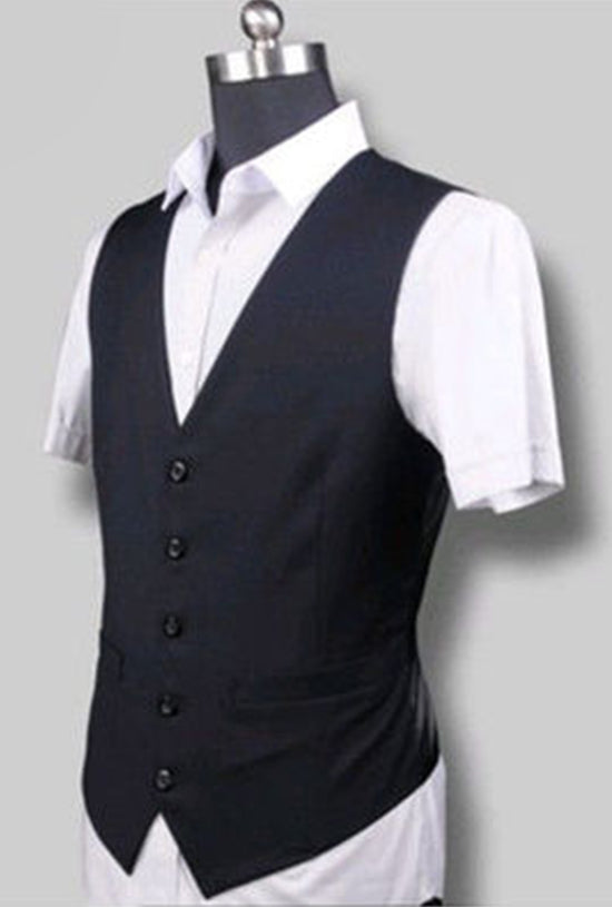 Black Men's Waistcoat Perth Hurly Burly HurlyBurly