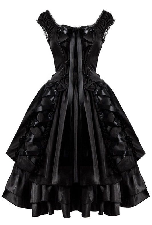 Black Gothic Victorian Dress