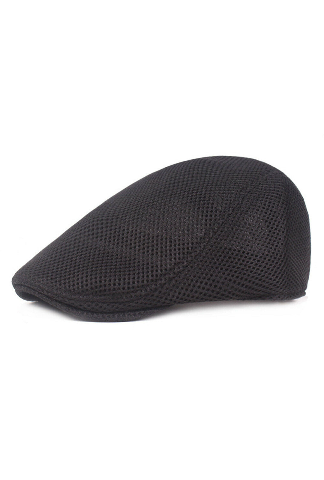 Black Mesh Flat Cap Perth | Hurly-Burly