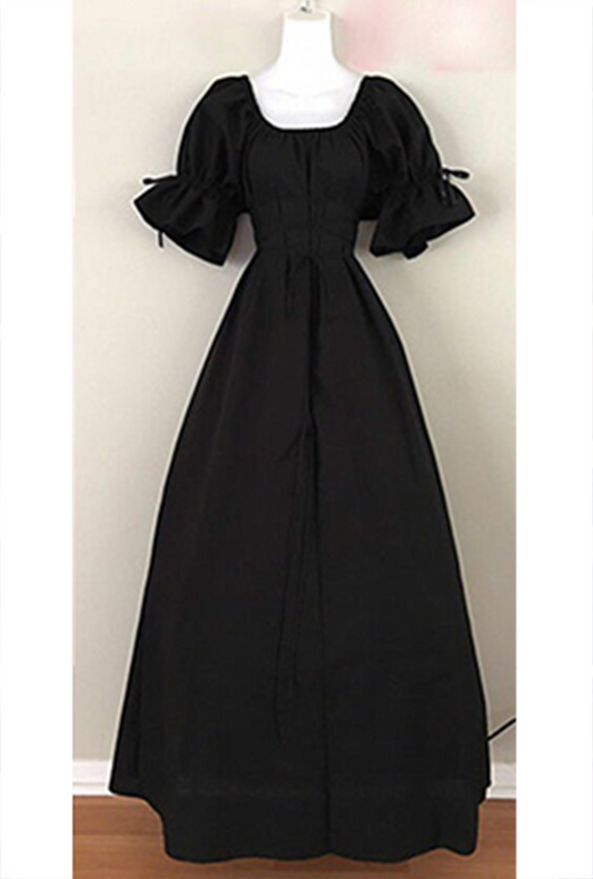 Black Gothic Renaissance Dress