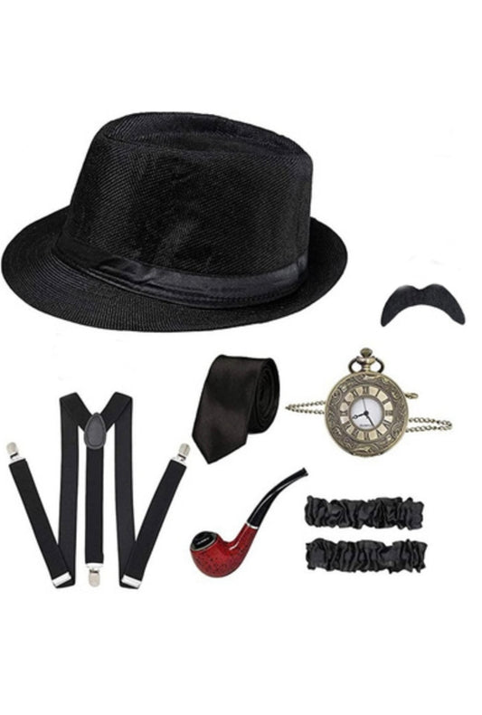 Men’s Black Gatsby Accessory Kit