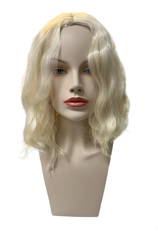 Light Blonde Shoulder Length Loose Wave Wig