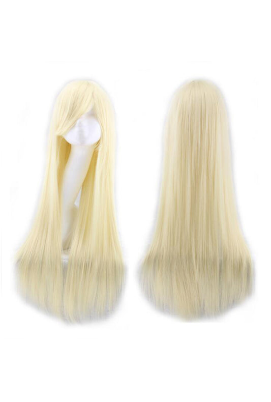 Light Blonde Long Straight Cosplay Wig
