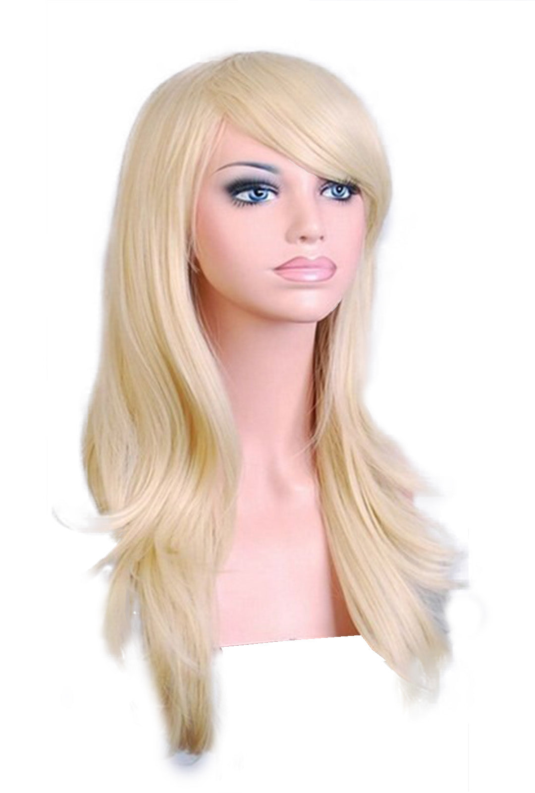 Deluxe Long Wavy Light Blonde Wig