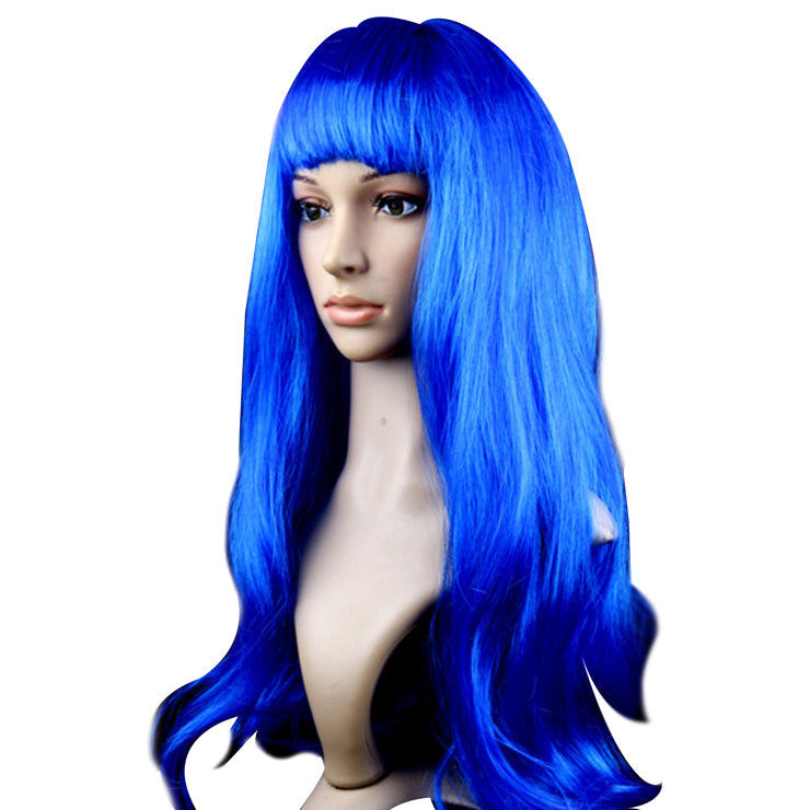 Straight Royal Blue Party Wig