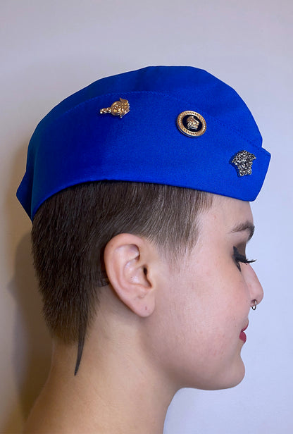 Blue and Gold Side Cap