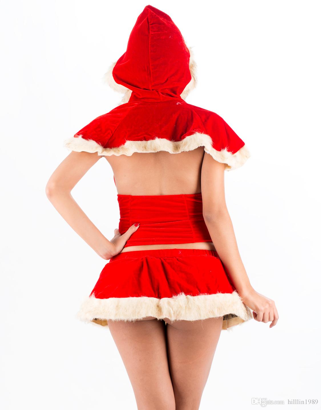 Sexy Hooded Santa Costume
