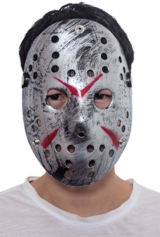 Silver Jason Voorhees Mask