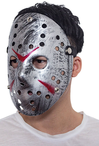 Silver Jason Voorhees Mask