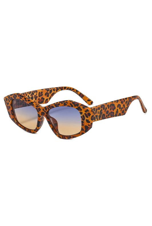 Leopard Polygon Glasses