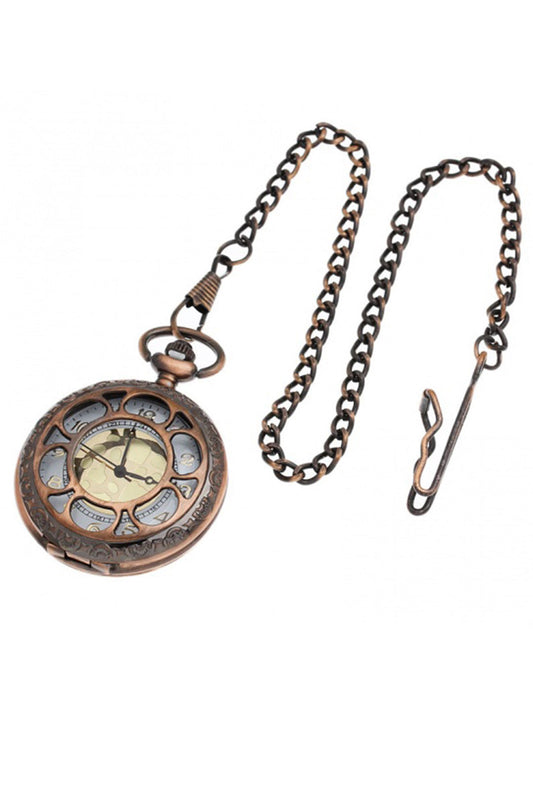 Steampunk Copper Pocket Watch (M)