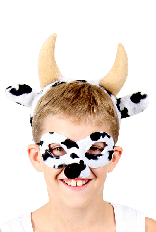 Cow Headband & Mask Set