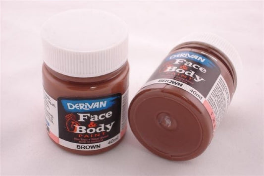 Derivan Face & Body Paint - Brown