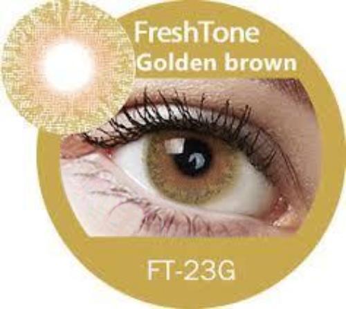 Freshtone: Golden Brown Contact Lenses