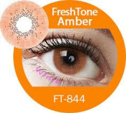 Freshtone Super Naturals: Amber Contact Lenses