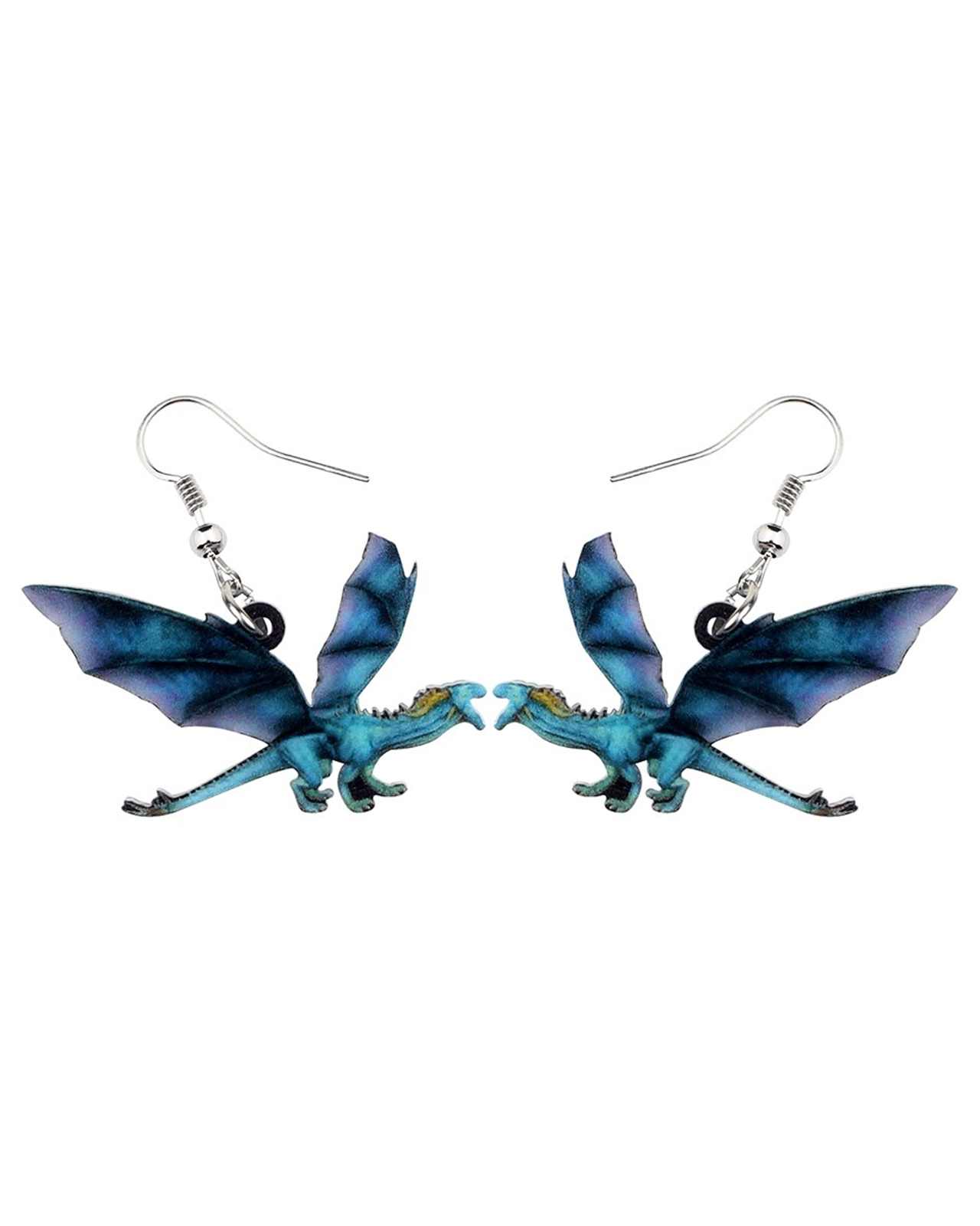 Dragon dangle earrings deals